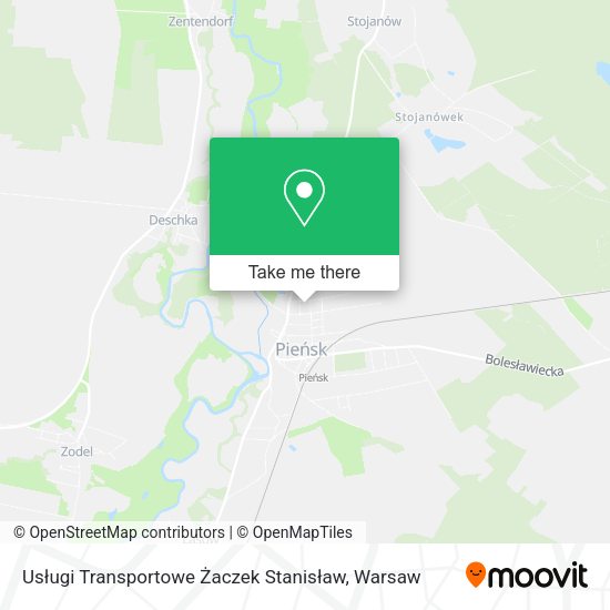 Usługi Transportowe Żaczek Stanisław map