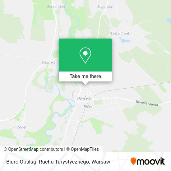 Biuro Obslugi Ruchu Turystycznego map