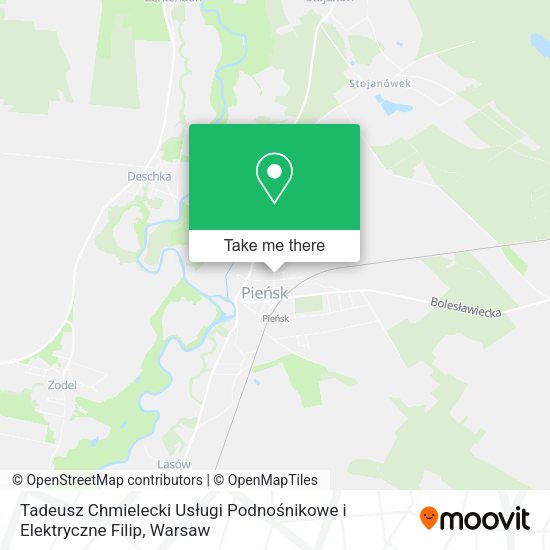 Tadeusz Chmielecki Usługi Podnośnikowe i Elektryczne Filip map