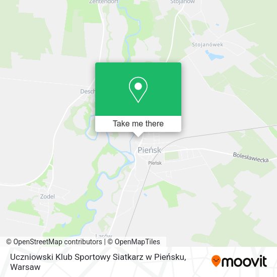 Uczniowski Klub Sportowy Siatkarz w Pieńsku map