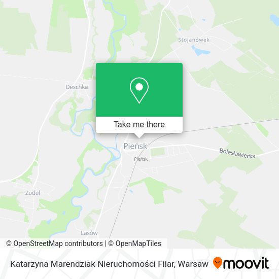 Katarzyna Marendziak Nieruchomości Filar map