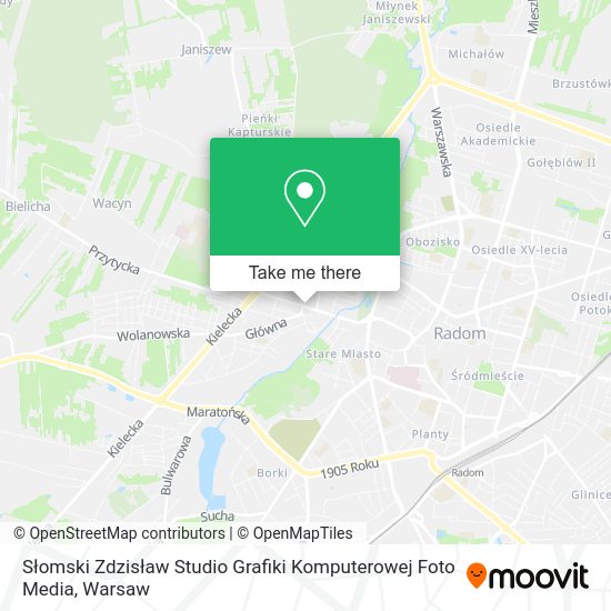 Słomski Zdzisław Studio Grafiki Komputerowej Foto Media map