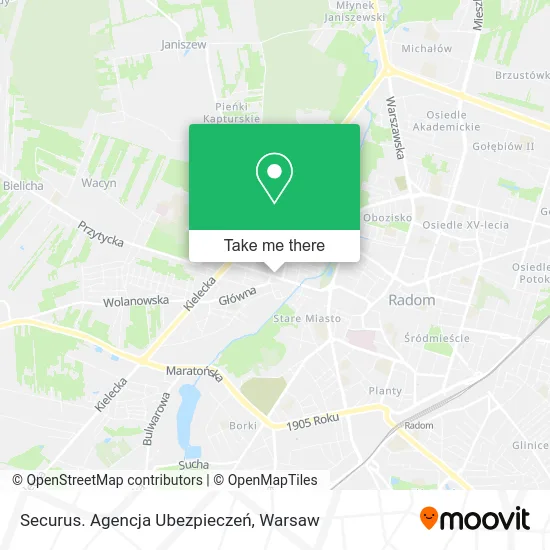Карта Securus. Agencja Ubezpieczeń