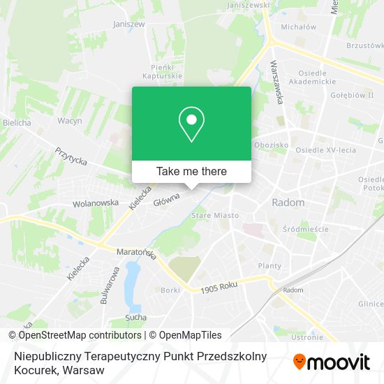 Niepubliczny Terapeutyczny Punkt Przedszkolny Kocurek map