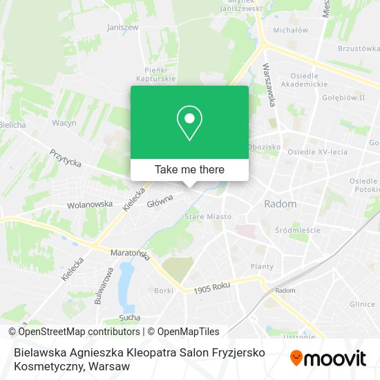 Bielawska Agnieszka Kleopatra Salon Fryzjersko Kosmetyczny map