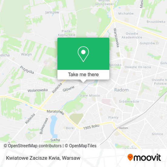 Kwiatowe Zacisze Kwia map