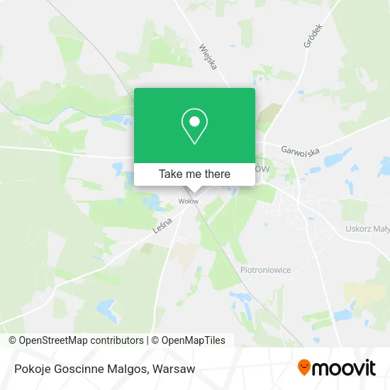 Карта Pokoje Goscinne Malgos