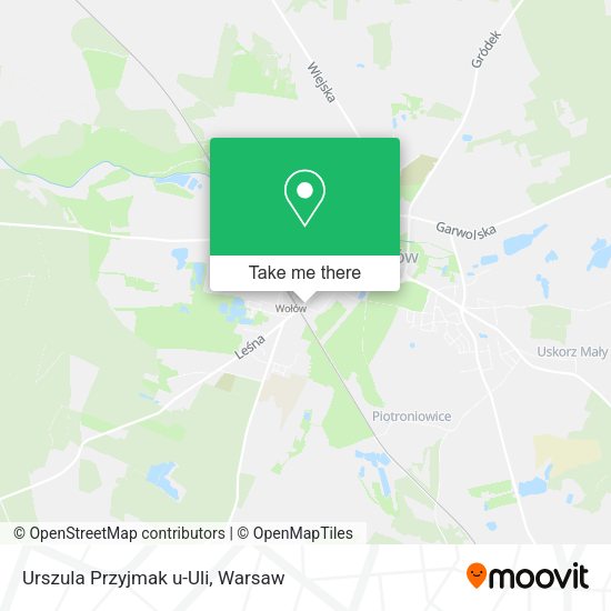 Urszula Przyjmak u-Uli map