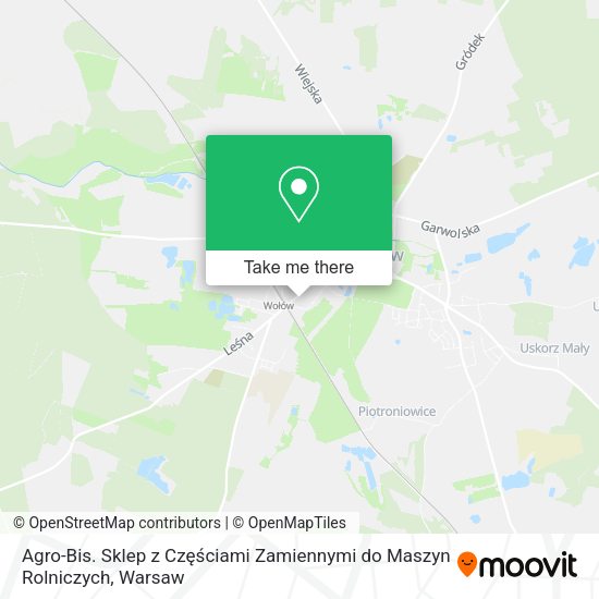 Agro-Bis. Sklep z Częściami Zamiennymi do Maszyn Rolniczych map