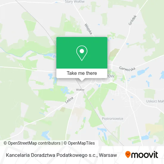 Карта Kancelaria Doradztwa Podatkowego s.c.