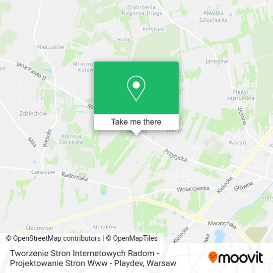 Tworzenie Stron Internetowych Radom - Projektowanie Stron Www - Playdev map