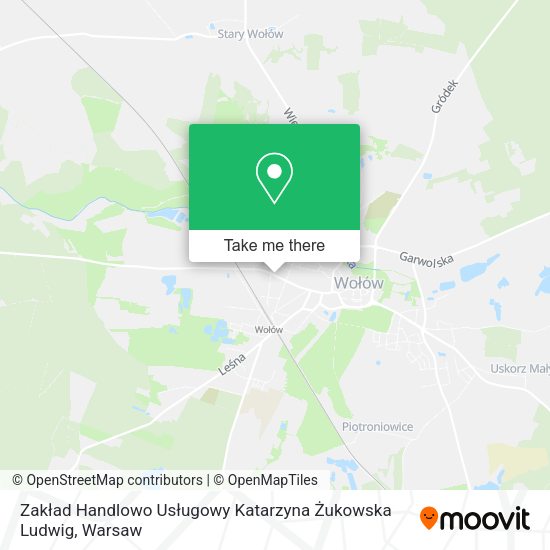 Zakład Handlowo Usługowy Katarzyna Żukowska Ludwig map