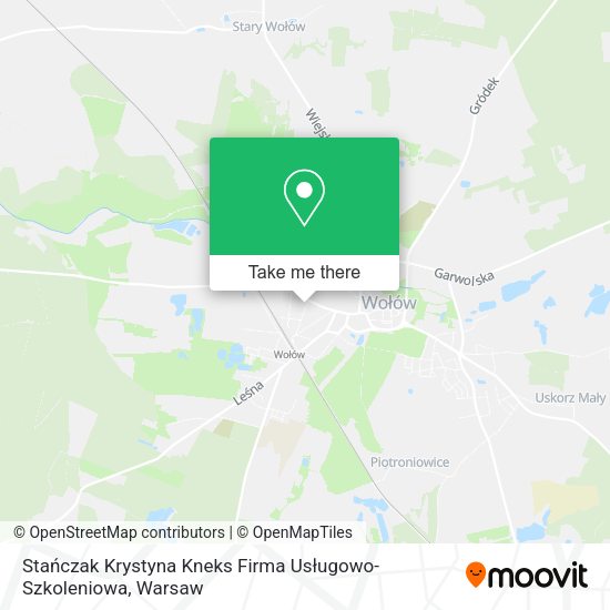 Stańczak Krystyna Kneks Firma Usługowo-Szkoleniowa map