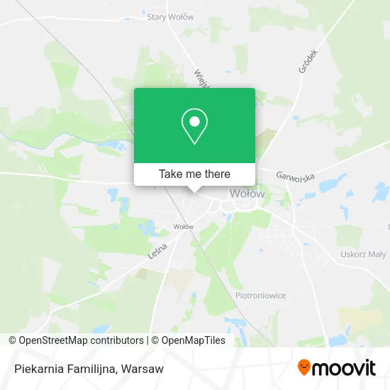 Карта Piekarnia Familijna