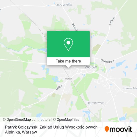 Patryk Golczynski Zakład Usług Wysokościowych Alpinika map