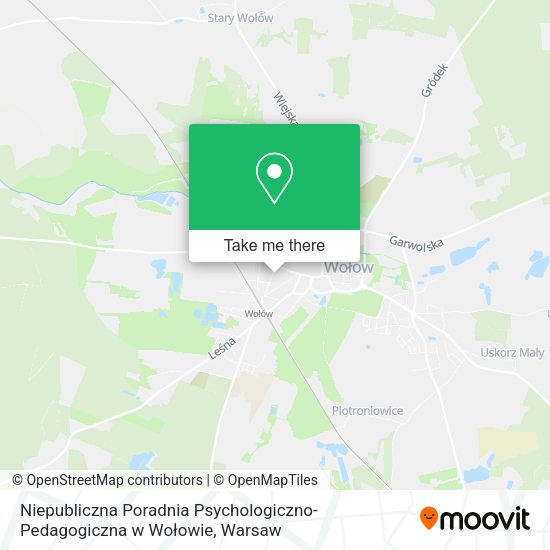 Niepubliczna Poradnia Psychologiczno-Pedagogiczna w Wołowie map