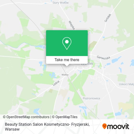 Карта Beauty Station Salon Kosmetyczno- Fryzjerski