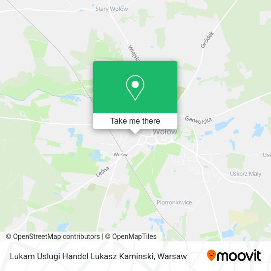 Lukam Uslugi Handel Lukasz Kaminski map