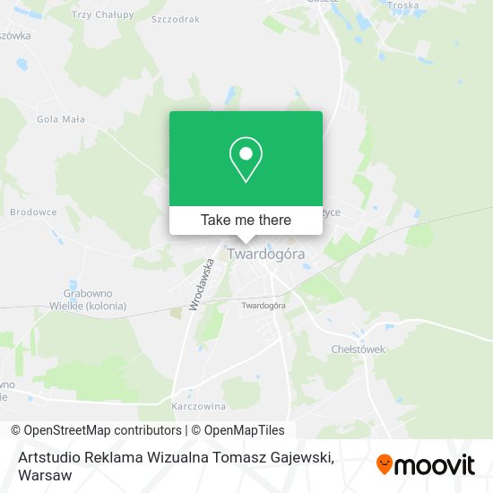 Artstudio Reklama Wizualna Tomasz Gajewski map