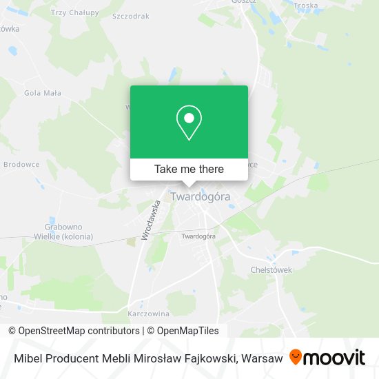 Mibel Producent Mebli Mirosław Fajkowski map