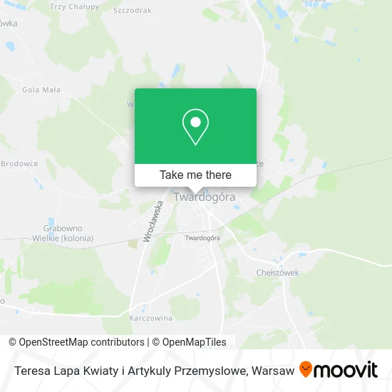 Карта Teresa Lapa Kwiaty i Artykuly Przemyslowe