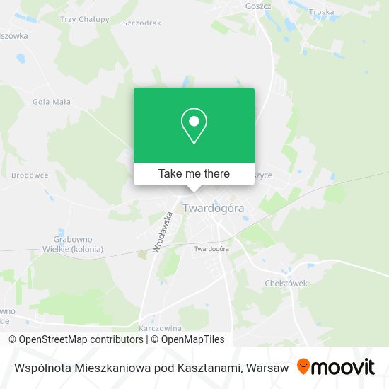 Карта Wspólnota Mieszkaniowa pod Kasztanami