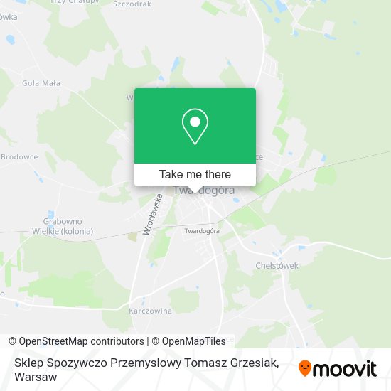 Sklep Spozywczo Przemyslowy Tomasz Grzesiak map