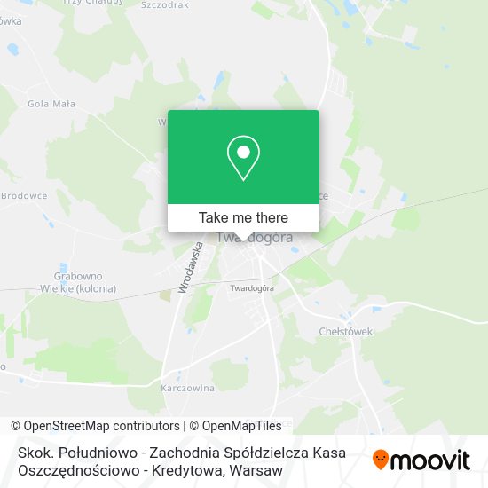 Skok. Południowo - Zachodnia Spółdzielcza Kasa Oszczędnościowo - Kredytowa map