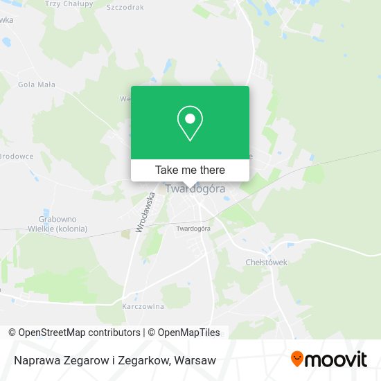 Карта Naprawa Zegarow i Zegarkow