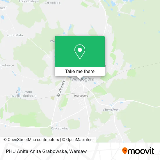 Карта PHU Anita Anita Grabowska