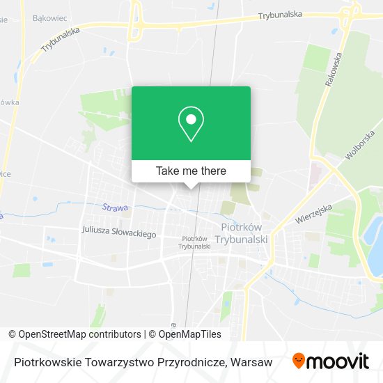 Piotrkowskie Towarzystwo Przyrodnicze map