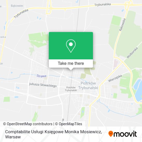 Comptabilite Usługi Księgowe Monika Mosiewicz map