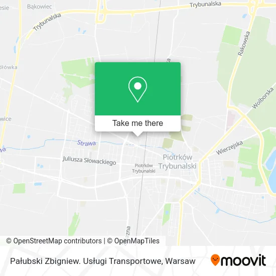 Pałubski Zbigniew. Usługi Transportowe map