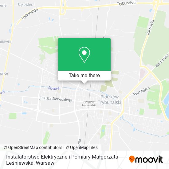 Instalatorstwo Elektryczne i Pomiary Małgorzata Leśniewska map