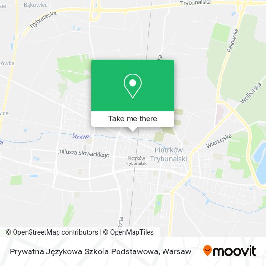 Prywatna Językowa Szkoła Podstawowa map