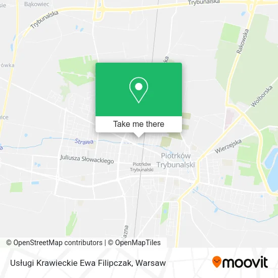 Usługi Krawieckie Ewa Filipczak map