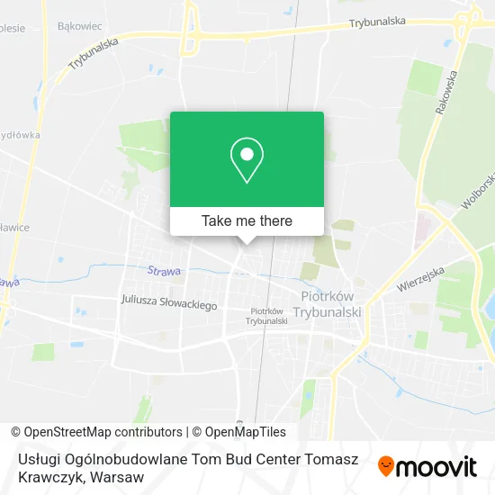 Карта Usługi Ogólnobudowlane Tom Bud Center Tomasz Krawczyk