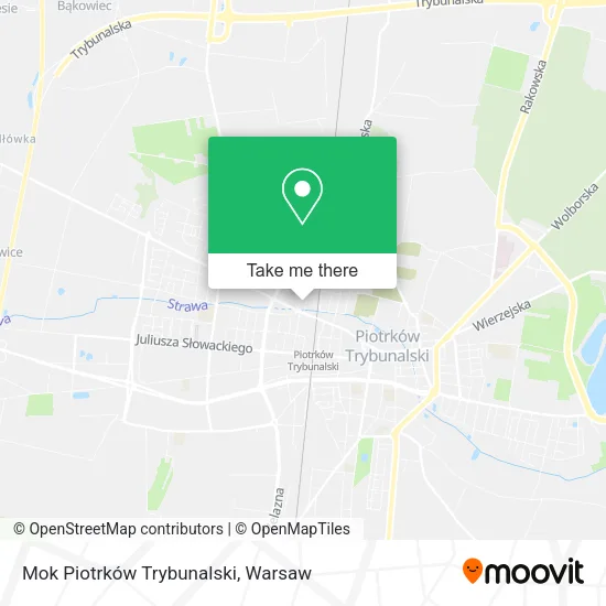 Карта Mok Piotrków Trybunalski