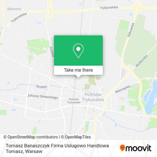 Tomasz Banaszczyk Firma Uslugowo Handlowa Tomasz map