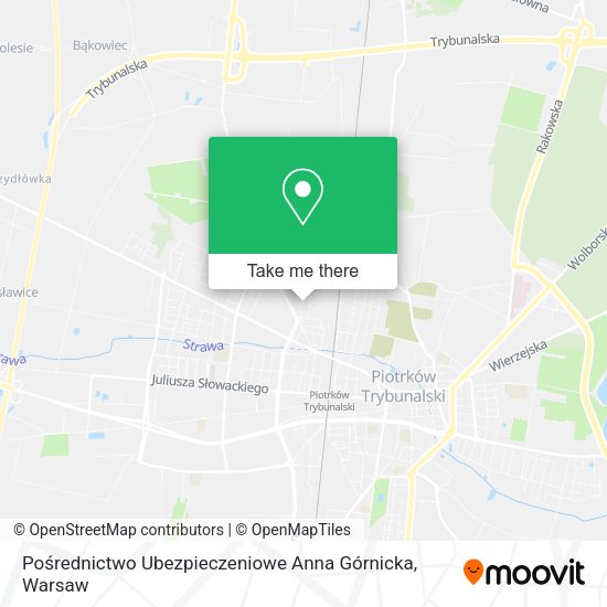 Pośrednictwo Ubezpieczeniowe Anna Górnicka map