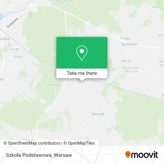 Карта Szkoła Podstawowa