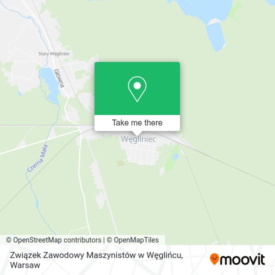 Карта Związek Zawodowy Maszynistów w Węglińcu