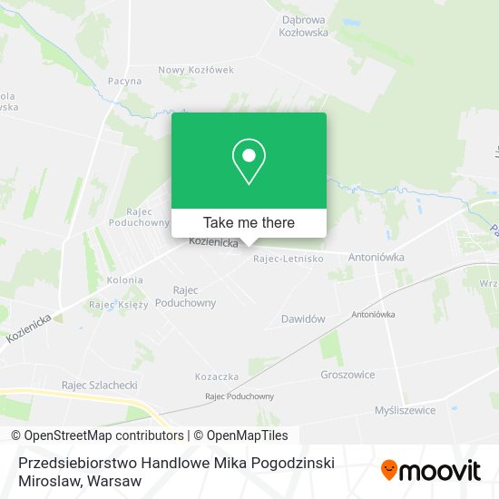 Przedsiebiorstwo Handlowe Mika Pogodzinski Miroslaw map