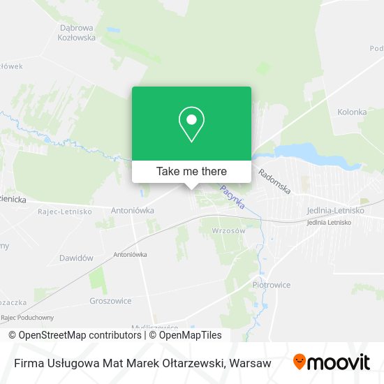 Firma Usługowa Mat Marek Ołtarzewski map