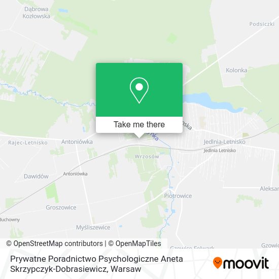 Prywatne Poradnictwo Psychologiczne Aneta Skrzypczyk-Dobrasiewicz map