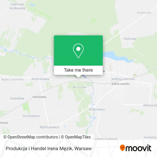 Produkcja i Handel Irena Męzik map