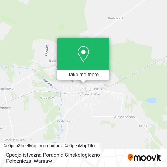 Specjalistyczna Poradnia Ginekologiczno - Położnicza map