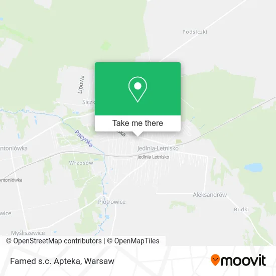 Карта Famed s.c. Apteka