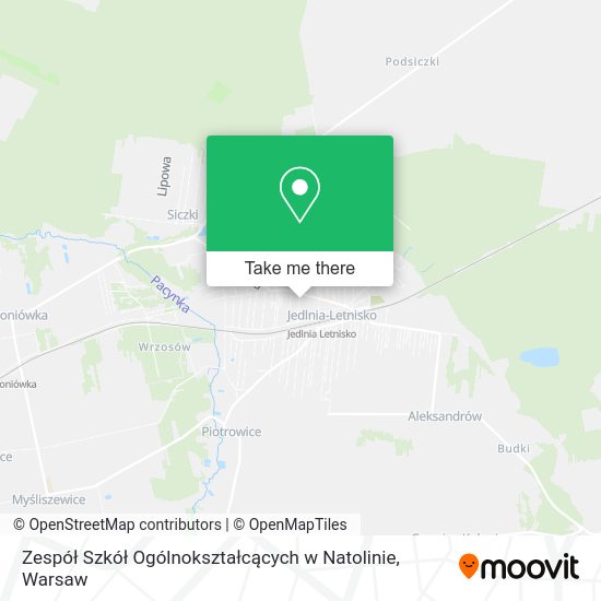 Zespół Szkół Ogólnokształcących w Natolinie map