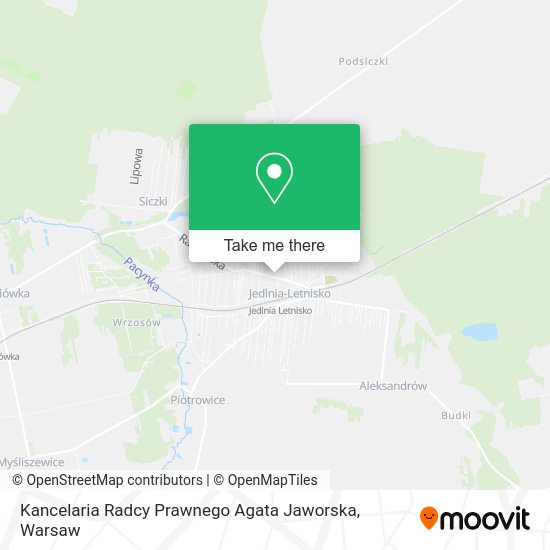 Kancelaria Radcy Prawnego Agata Jaworska map